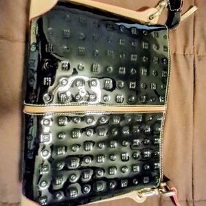 Black Patent Leather Women's Bag